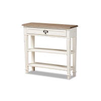 Baxton Studio CHR10VM/M B-C Dauphine Traditional French Accent Console Table-1 Drawer